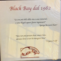 Black Bay Bologna menu