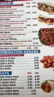 Dolgellau Kebab Burger House menu