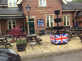 The Cheshire Line Tavern outside