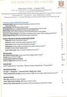 Kirkstyle Inn menu