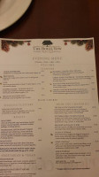 The Royal Yew menu