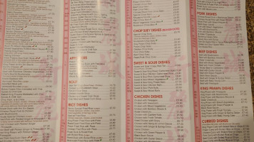 Sunny Take Away menu
