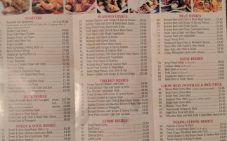 Confucious menu