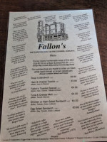 John Fallon's "the Capstan menu