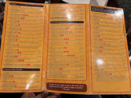 Bollywood Temple menu