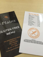 The Plains menu