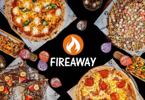 Fireaway Designer Pizza food