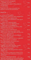 Averna Italian Restaurant menu