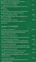 Averna Italian Restaurant menu