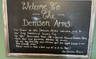 The Denison Arms menu