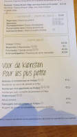 L'apéro Ostende menu