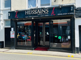 Hussain's Indian Cuisine outside