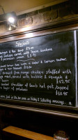 The Sussex Brewery menu