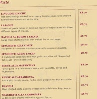 La Caverna menu