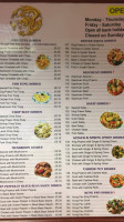 Lin Seng menu