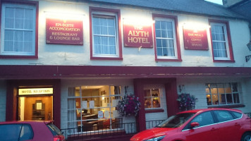The Alyth outside