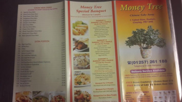 Money Tree menu