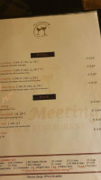 The Meeting Bar Restaurant menu