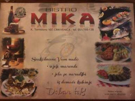 Mika menu