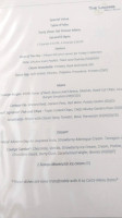 The Lounge Gastro menu