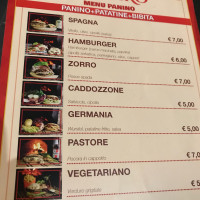 Pizzeria Zio Ciro menu