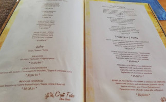 Grill Felix Stara Baska menu