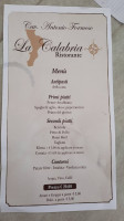 La Calabria Di Formoso Antonio menu