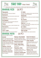 Prima Pizzeria menu