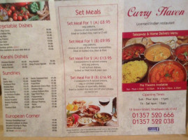 Curry Tavern menu