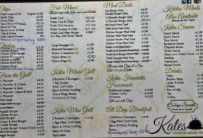 Kate's Kitchen menu
