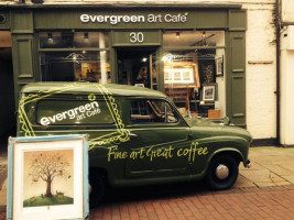 Evergreen Art Cafe outside