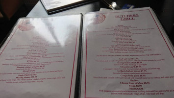 The Alexandra Steakhouse menu