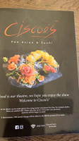 Ciscoe's Pan Asian Sushi menu