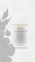 Three Bears, Hazel Grove menu