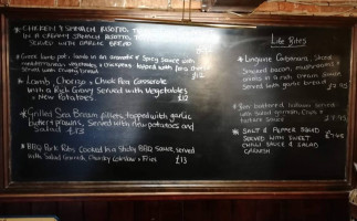 The Bargeman's Rest menu