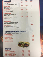 Kottage Kebabs menu