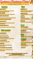 Taj Indian Cuisine menu