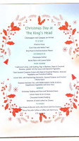 The King's Head, Ravenstonedale menu