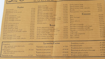 L'osteria Della Piada menu