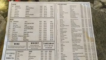 Lockhart Tavern menu
