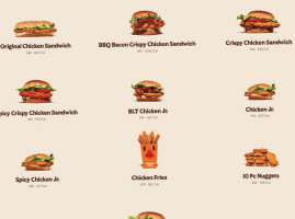 Burger King Drive Thru menu