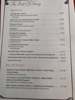 The Butt Of Sherry menu