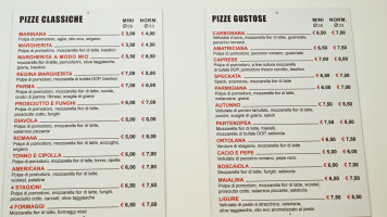 Pizza A Modo Mio menu