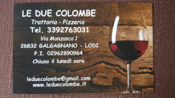 Le Due Colombe food