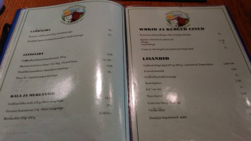 The Plof Los Pelmenes menu