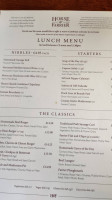 Horse Farrier menu