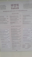 Horse Farrier menu