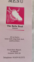 The Bulls Head menu