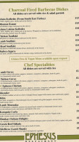 Yates Torquay menu