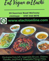 Elachi Indian In Liscard Wallasey menu